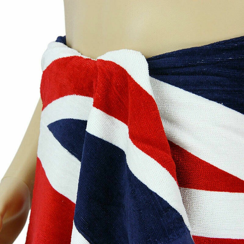 British Flag Union Jack Pattern Bath Beach Large Soft Gifts Towel Washcloth W1U7