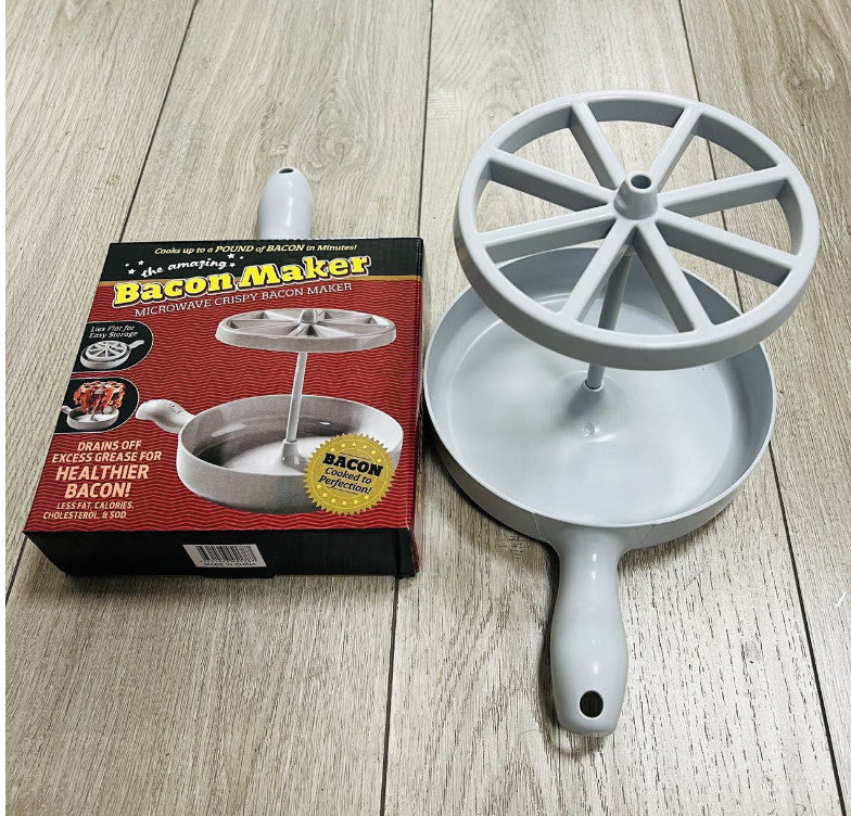 Microwave Barbecue Grill, Bacon Wizard Microwave Crispy Bacon Maker 🔥
