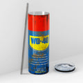 WD40 Dirty Pattern Thermos Cup, Engine Oil Filter Thermos Water Bottle with Lid
