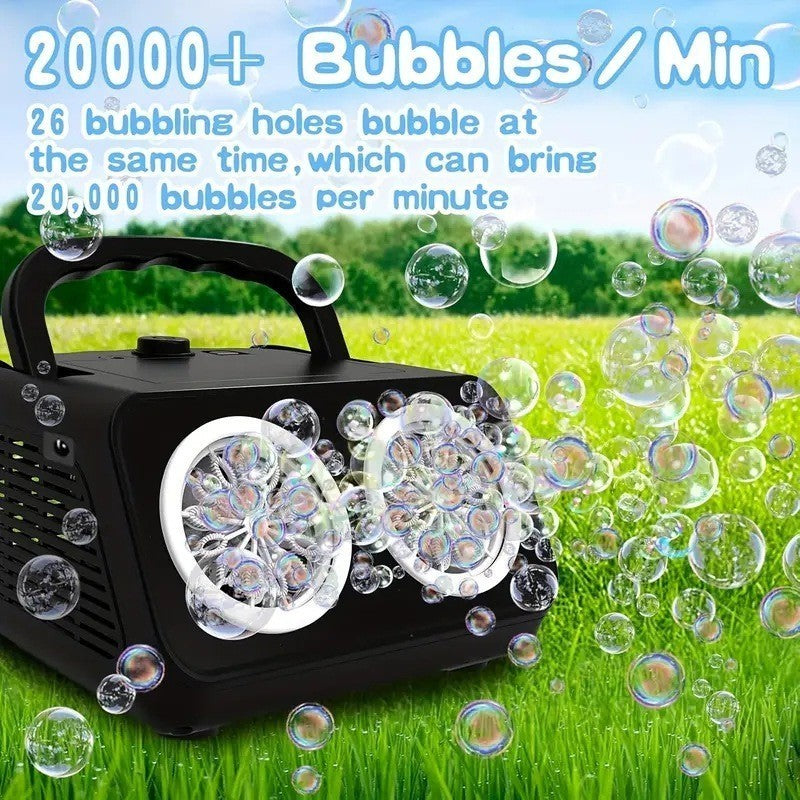 Automatic Bubble Machine Electric Bubble Makers Bubble Blower for Outdoor Party