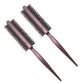 2 Piece Small Round Bristle Quiff Roller Hair Brush