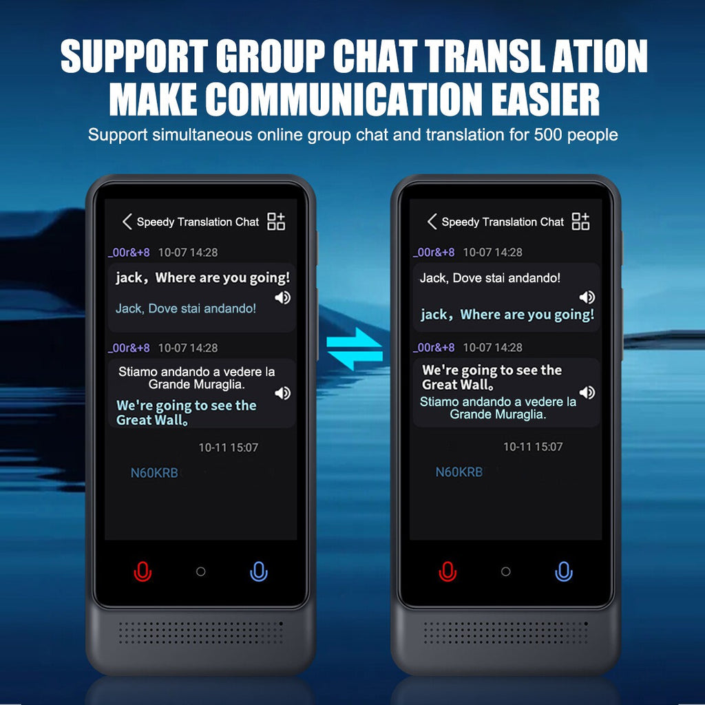2026 Language Translator Device Real-time Smart Instant Voice 137+ Languages -UK