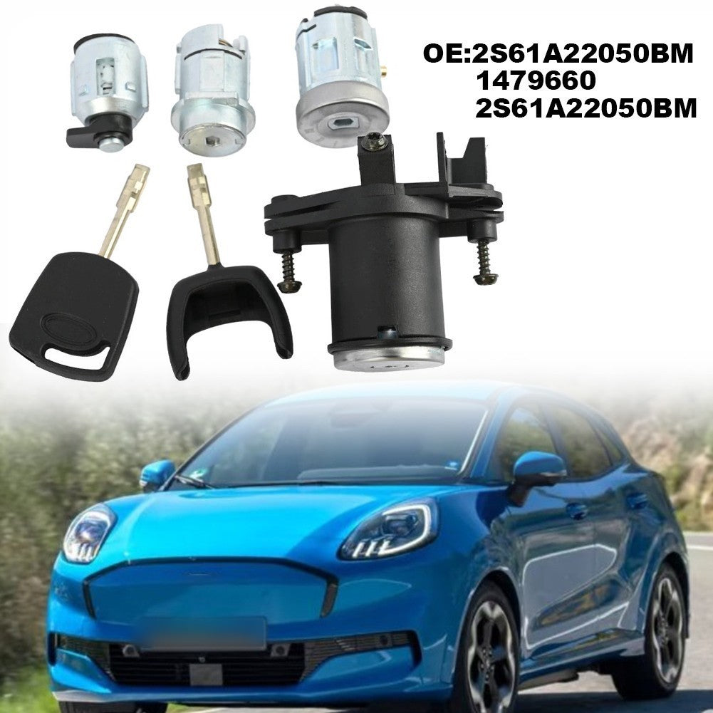 For Ford For Fiesta V 2001 2008 Ignition Lock Kit Door Lock And Trunk Lid Lock