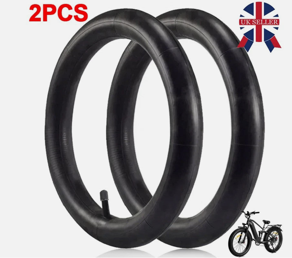 2PCS Fat Bike Inner Tube 20 Inch x 4.0 Tyre Tube for Mountain Bicycle MTB