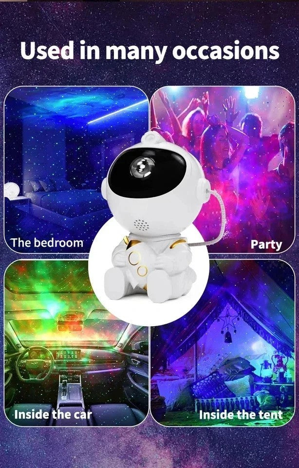 Astronaut Galaxy Projector Starry Star Sky Night Light Nebula Remote Projection