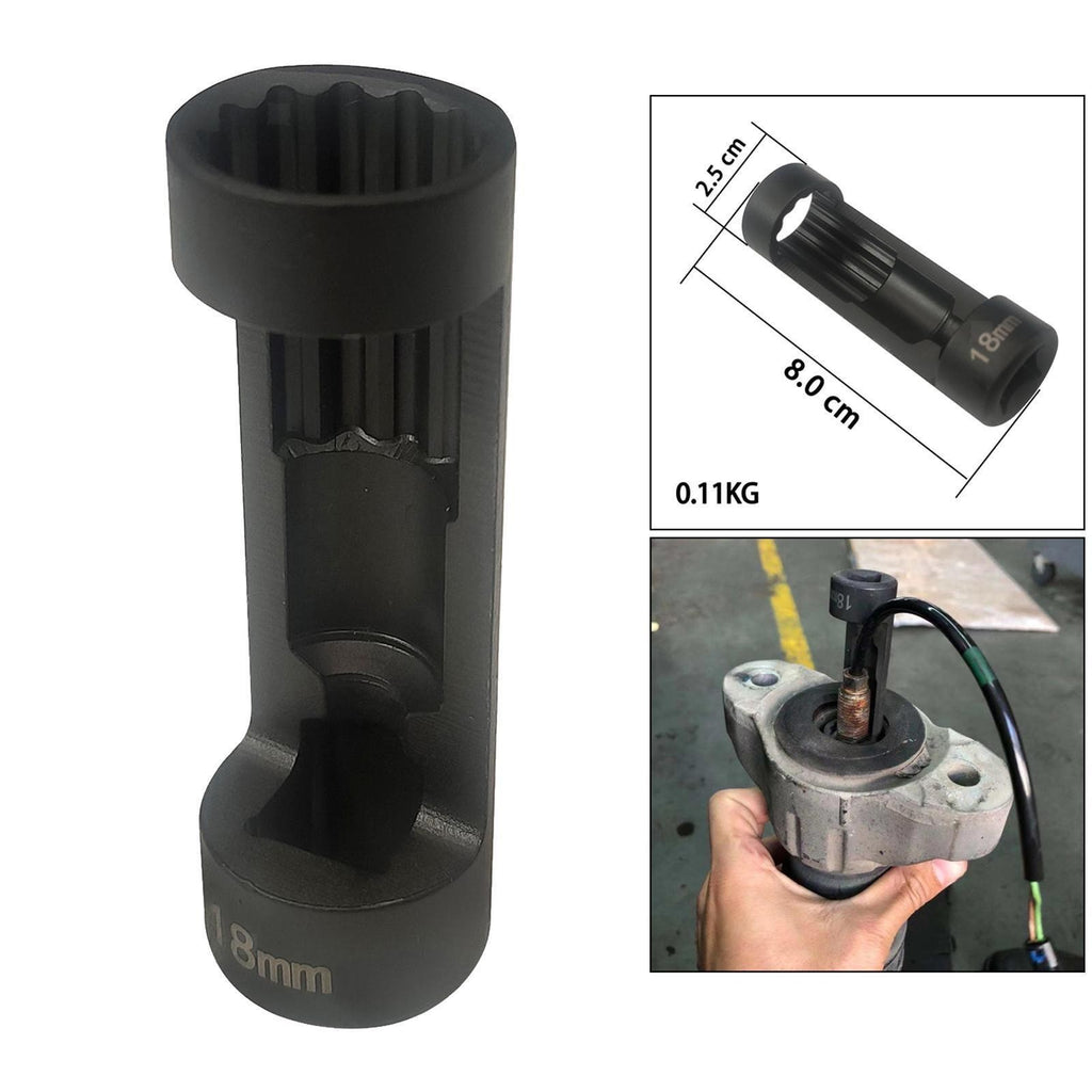 New Universal 18MM Suspension Strut Nut Socket Remover Tool with 12 Point 1/2" D