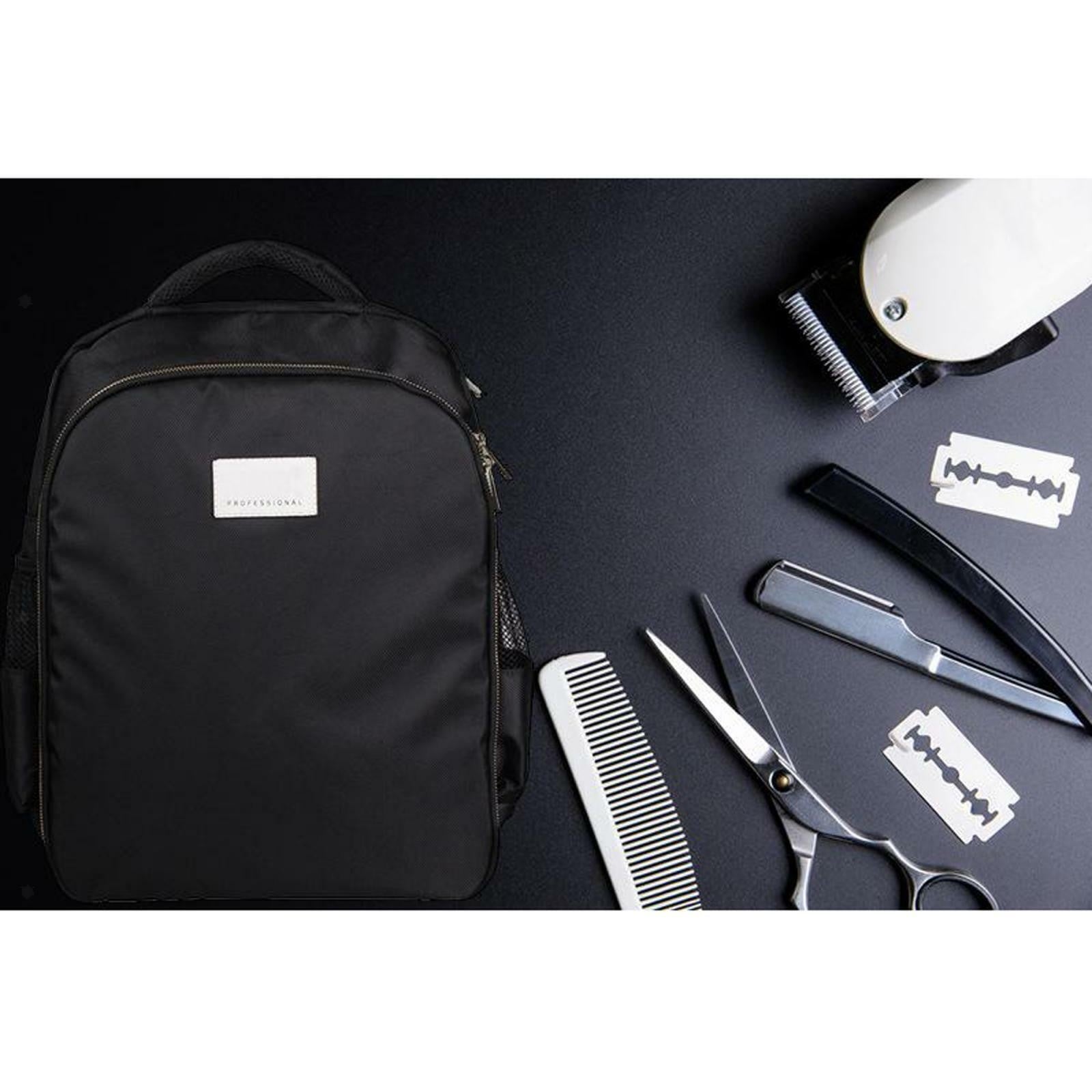 Barber Stylist Backpack Hairdressing Styling Tools Bag Organizer Carrier Case
