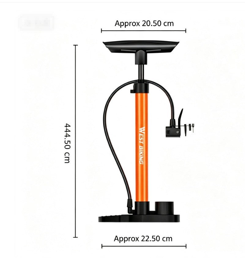 Heavy Duty Floor Standing Bike Cycle Bicycle Tyre Hand Air Mini Pump UK