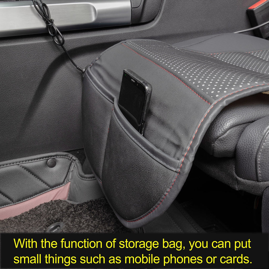 Universal 12V Car Seat Pad Cushion Cover Heating Heater Warm Heated Cold Winter