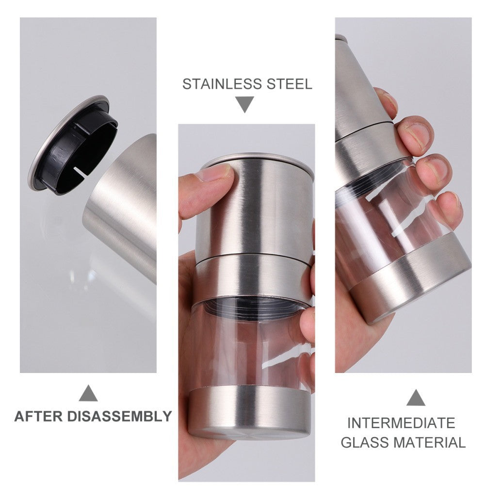 1Pc Stainless Steel Manual Pepper Mill Sauce Grinder Pepper Mill Kitchen Tool