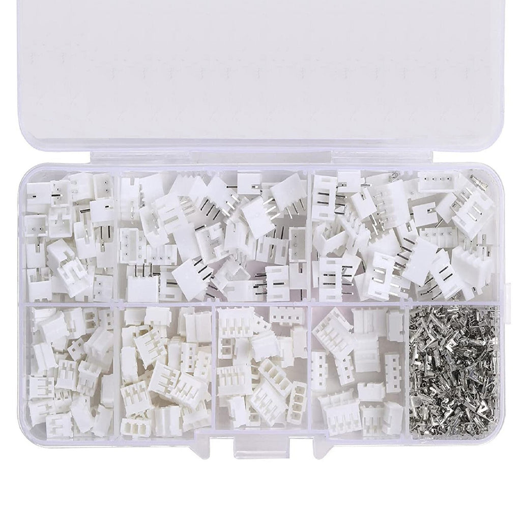 450PCS JST PH 2,0 mm 2/3/4 Pin PCB Board Connectors Plug Male Female Kit Set