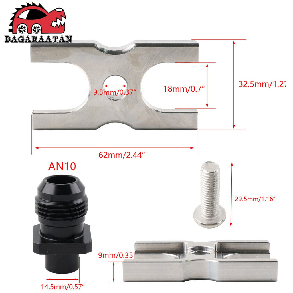 AN10 Oil Cooler Adapter Fitting For BMW E36 E46 E82 E9X 135/335 E46 M3 E90