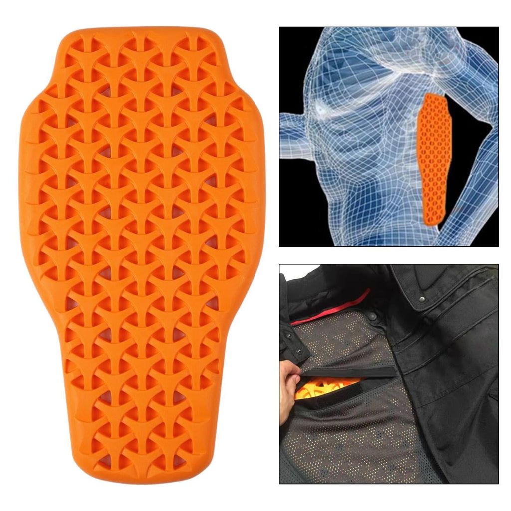 Motorcycle Back Protector Detachable Motorcycle Jacket Replacement PU Dorsal