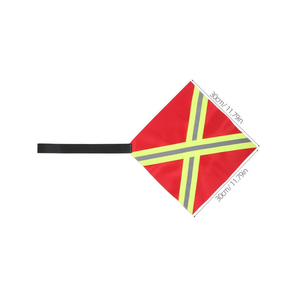 2 Pcs Towing Flag for Kayak Marking Flags High Visibility Safety Hook Warning