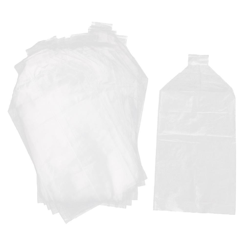 50XFish Transport Bags Aquarium Breathing Bags Flat bottom Bags Polythene Corals