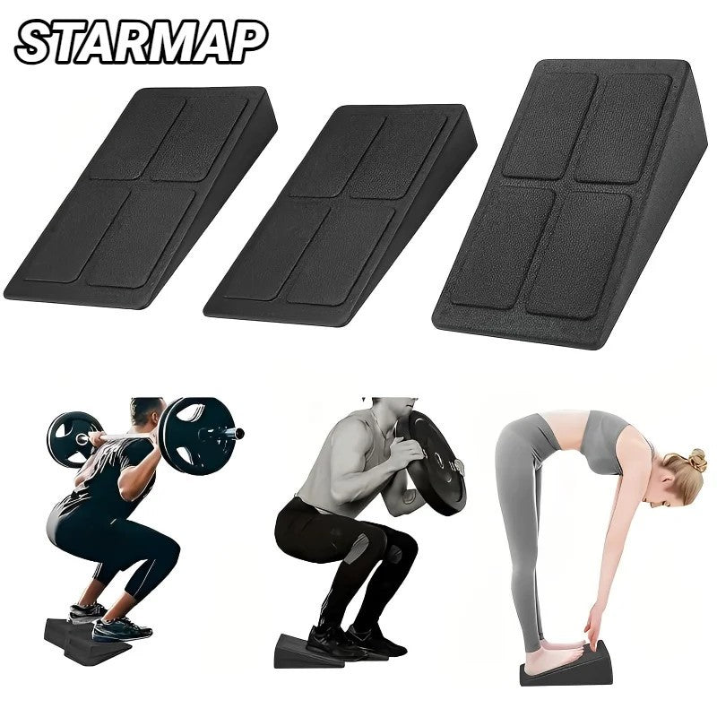 3Pcs/Set Yoga Bricks Squat Wedge Blocks Block Ramp Deadlift Slant Board Adjustab