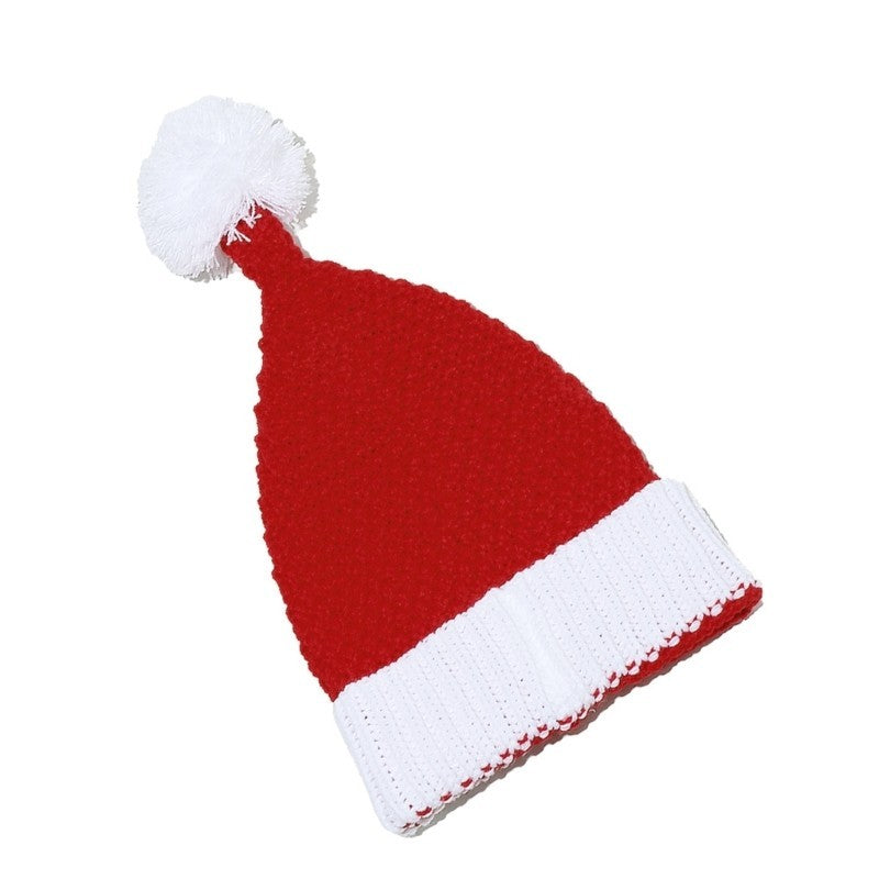 Knitted Gloves Head Wrap Scarf Soft Thicken Neck Warmer for Christmas Wear