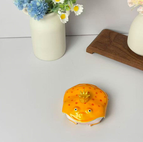 Handmade Ugly Frog Wireless Earphone Protector Case,Weird Frog Case for Airpod