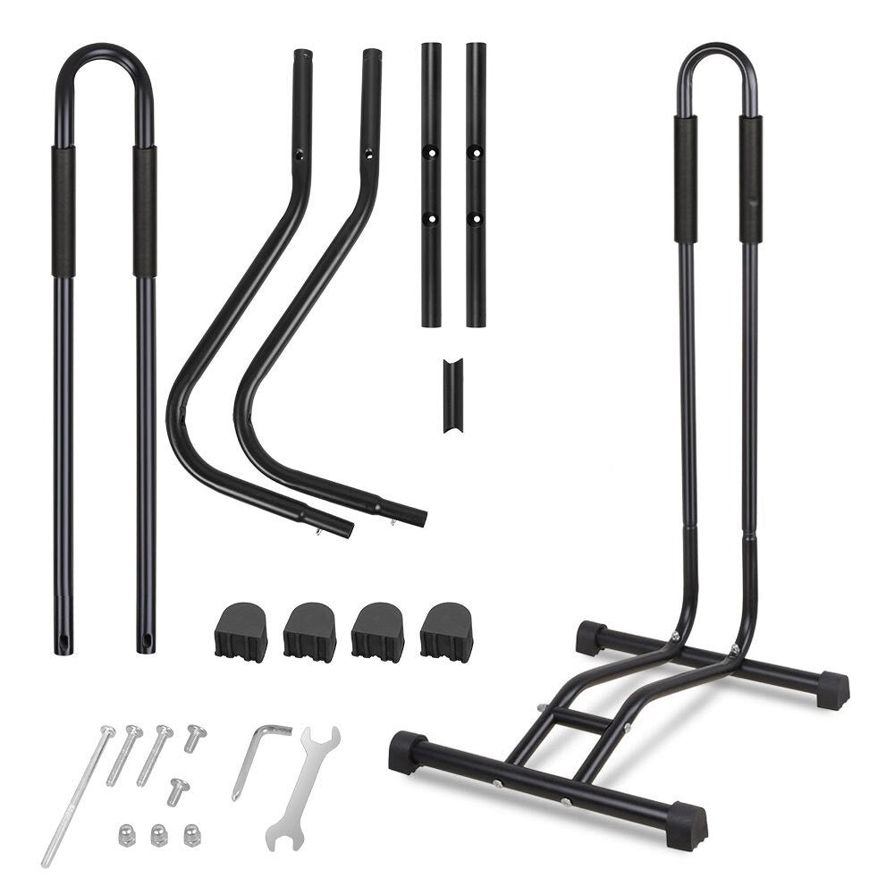Bike Stand Adjustable Floor Vertical Parking Rack Bicycle Storage Holder Display