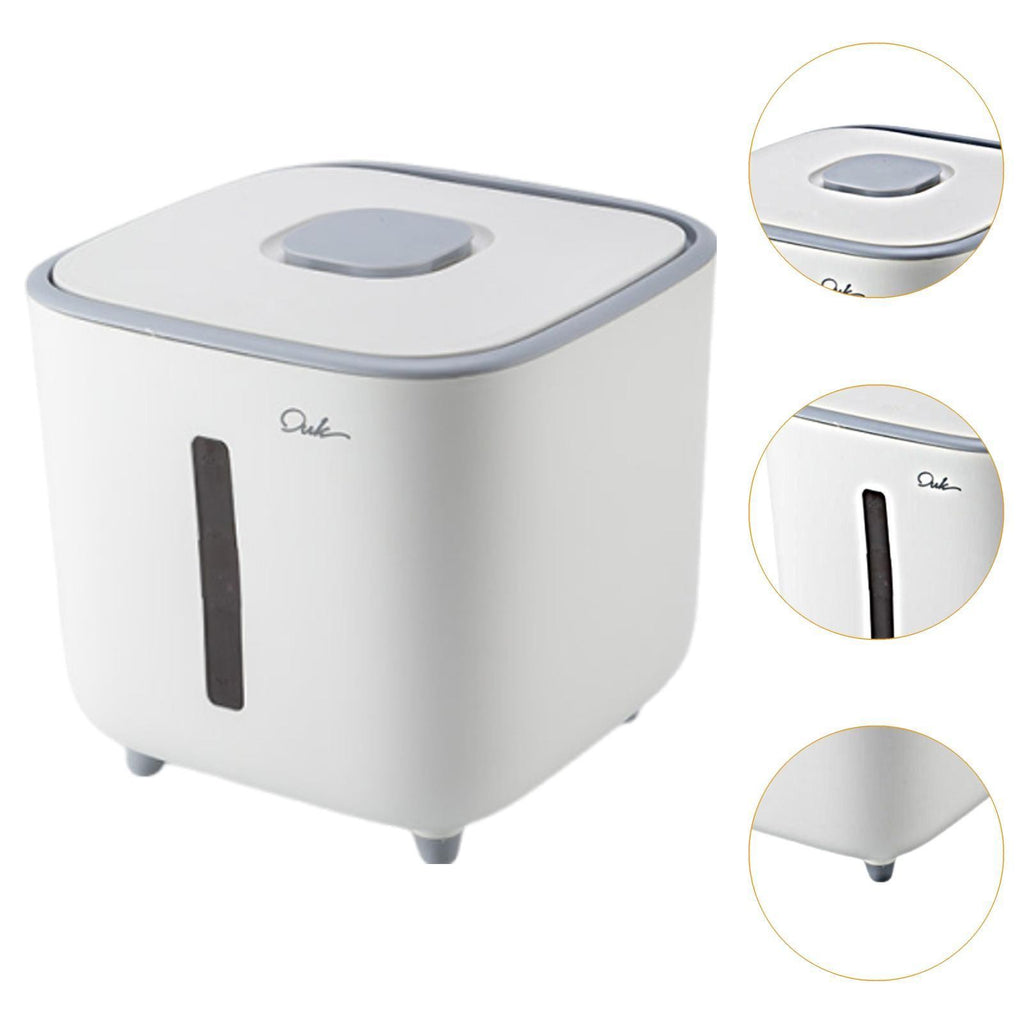 Rice Container Storage Box Kitchen Organization Leakproof Pet Food Dispenser.*
