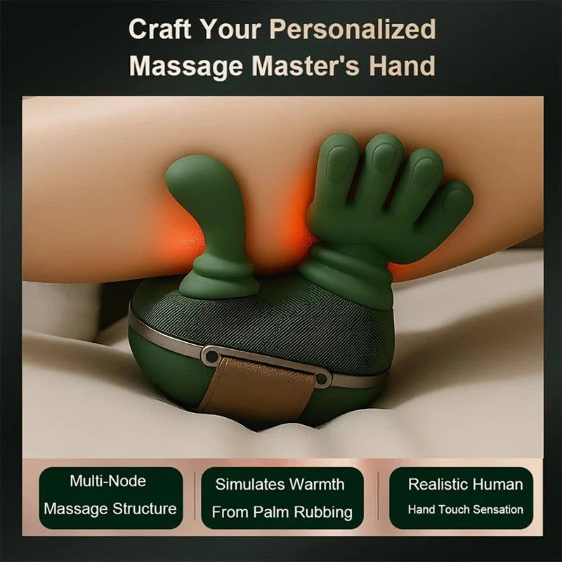 Neck Shoulder Massager with Heat Simulated Human Hand Cervical Trapeziu Massager