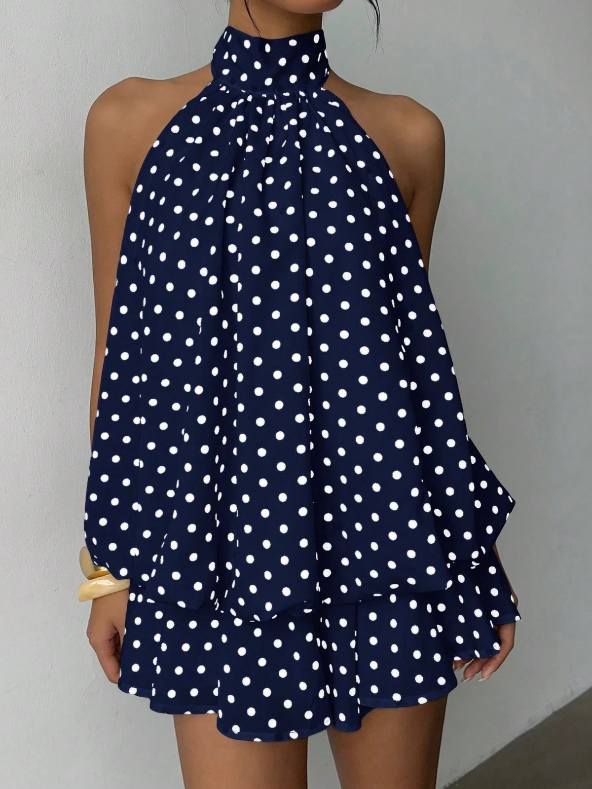 Irregular Halter-neck Spicy Girl Dress For Women