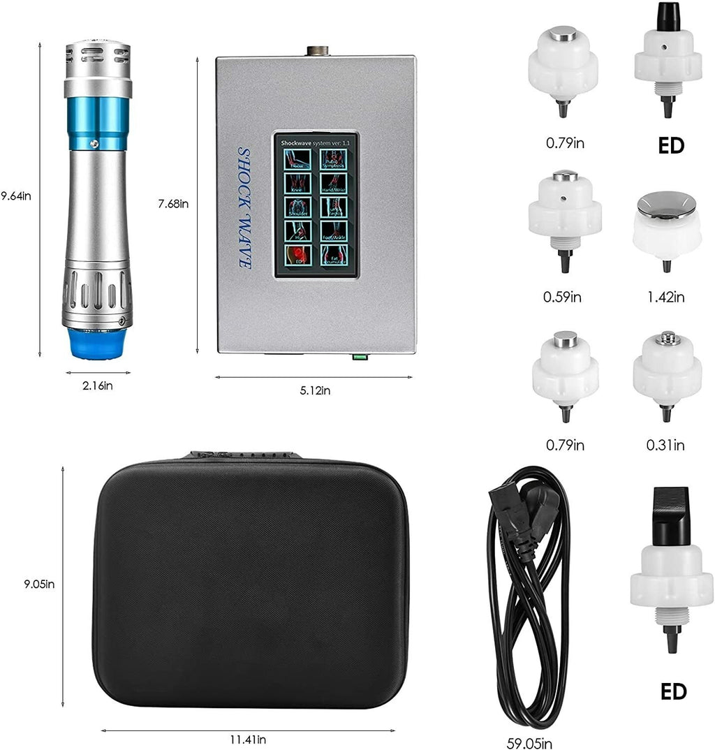 ESWT Focused Shockwave Therapy Machine Relieve Muscle Pain ED Treatment Handheld