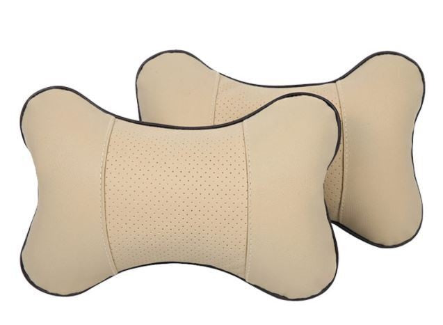2PCS Car Seat Head Neck Rest Relieve Cushion Chair Supports Auto Pillow Headrest