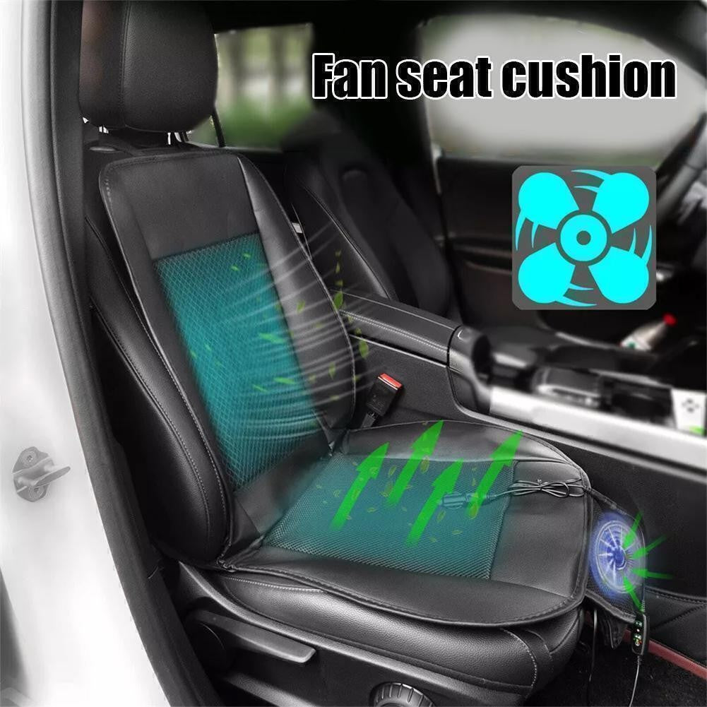 Car Vehicle Pad Seat Cooler Cushion Cover Summer Cooling Chair Fan UK