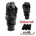 Manual Gear Stick Shift Car Shifter Lever Knob Black Skull Head Style Metal