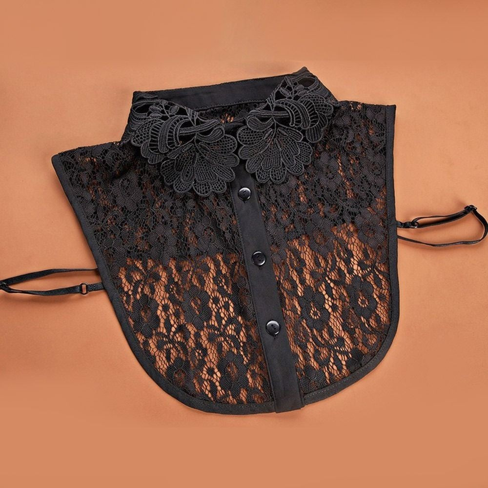 Lace False Collar Detachable Lapel Half Shirt Fake Collar  Women Girls