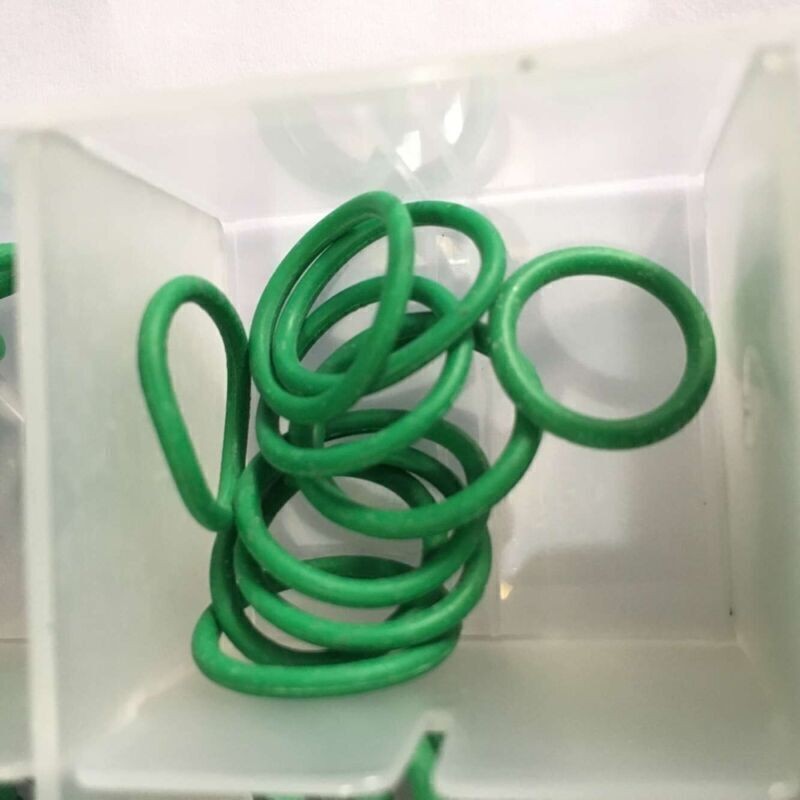 270Pcs 18 Size Air Conditioning Rubber O-Ring Seal Assortment Kit Air Con Green