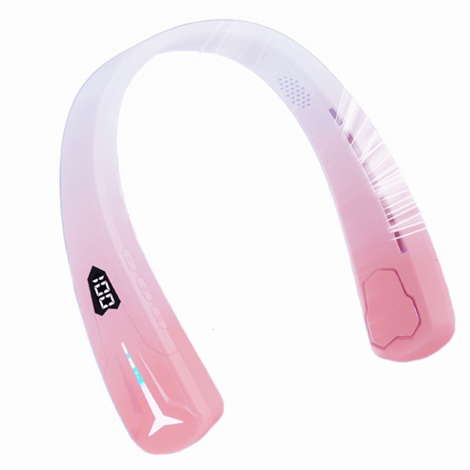 Sporty Bluetooth Neck Fan Cooler 4000mAh USB Rechargeable Portable 1pack
