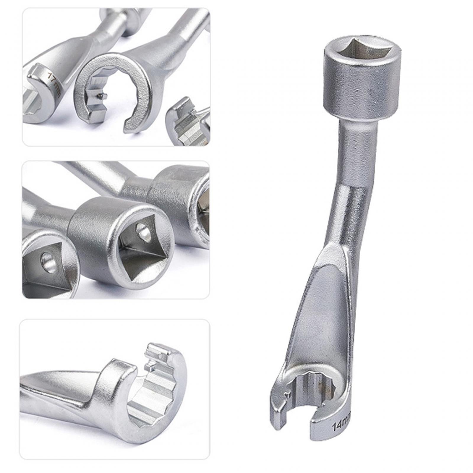 1/2" Fuel Line Socket Nut Wrench Pipe Wrench Open Spanner Double Ended L Shaped
