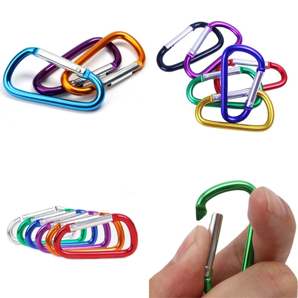 QUALITY 10 X-Large Locking Carabiner Clip Snap Hook Keyring Camping Karabiner UK