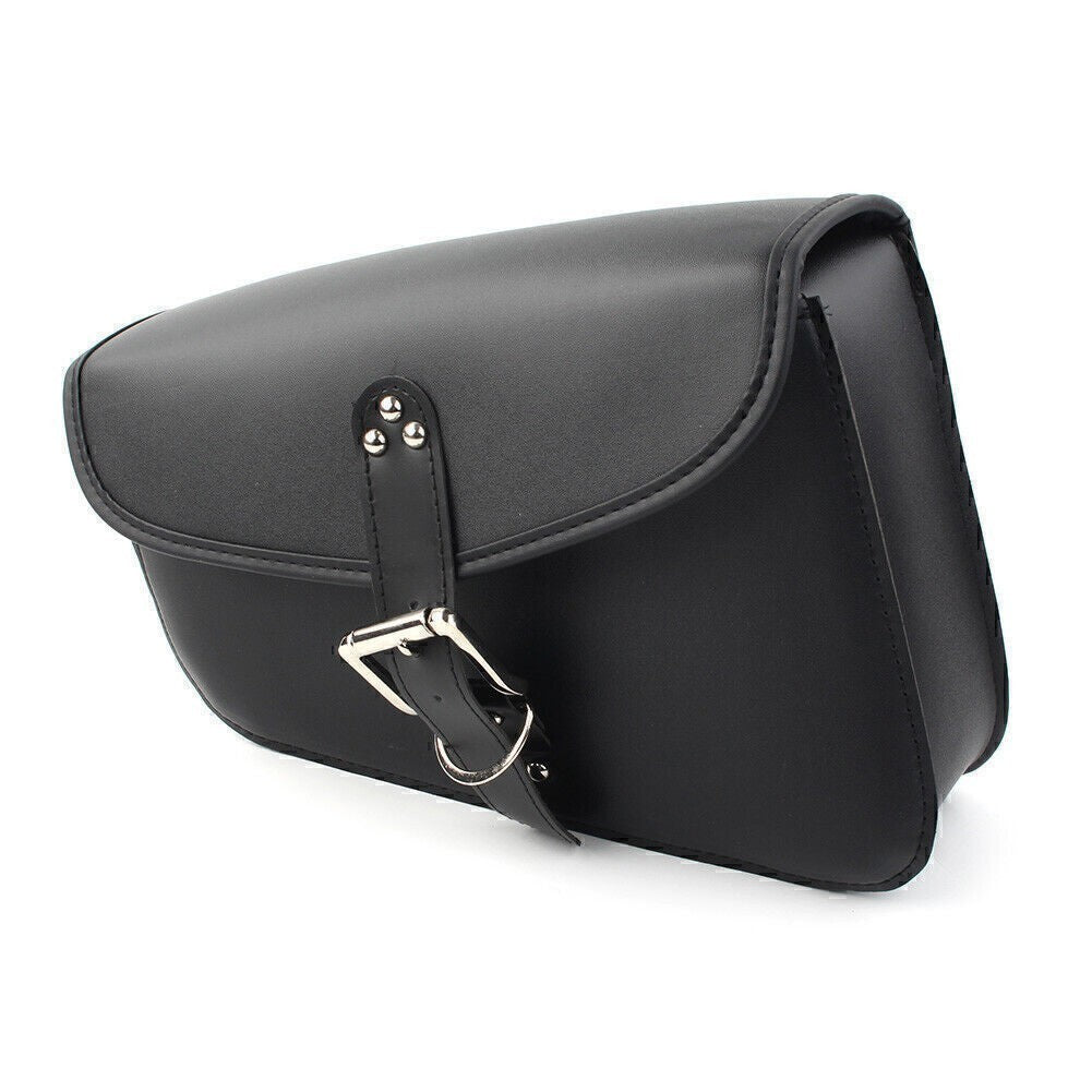 Left Side PU Leather Saddlebag Saddle Bag for Harley Sportster Iron 72 883 1200
