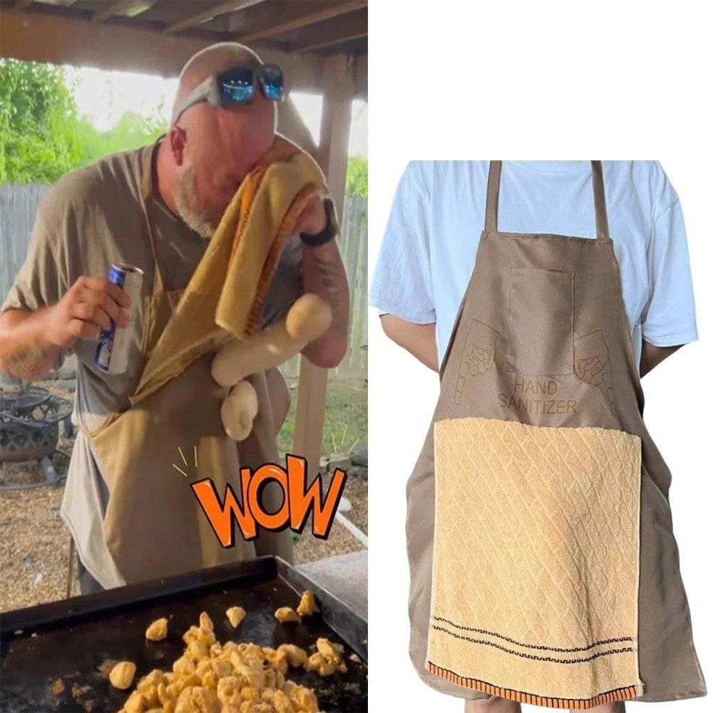 New Chef's Prank Apron,Creative Prank Aprons for Men,Funny The Ultimate Gag Gift