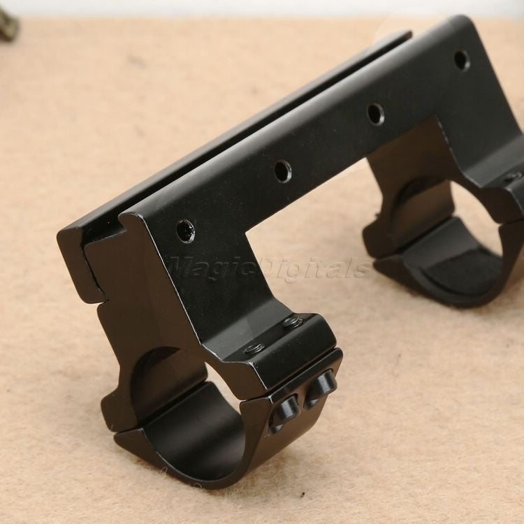 One Piece Rifle Scope Mount  25.4mm 1" High Profile Rings fit 11mm Dovetail Rail