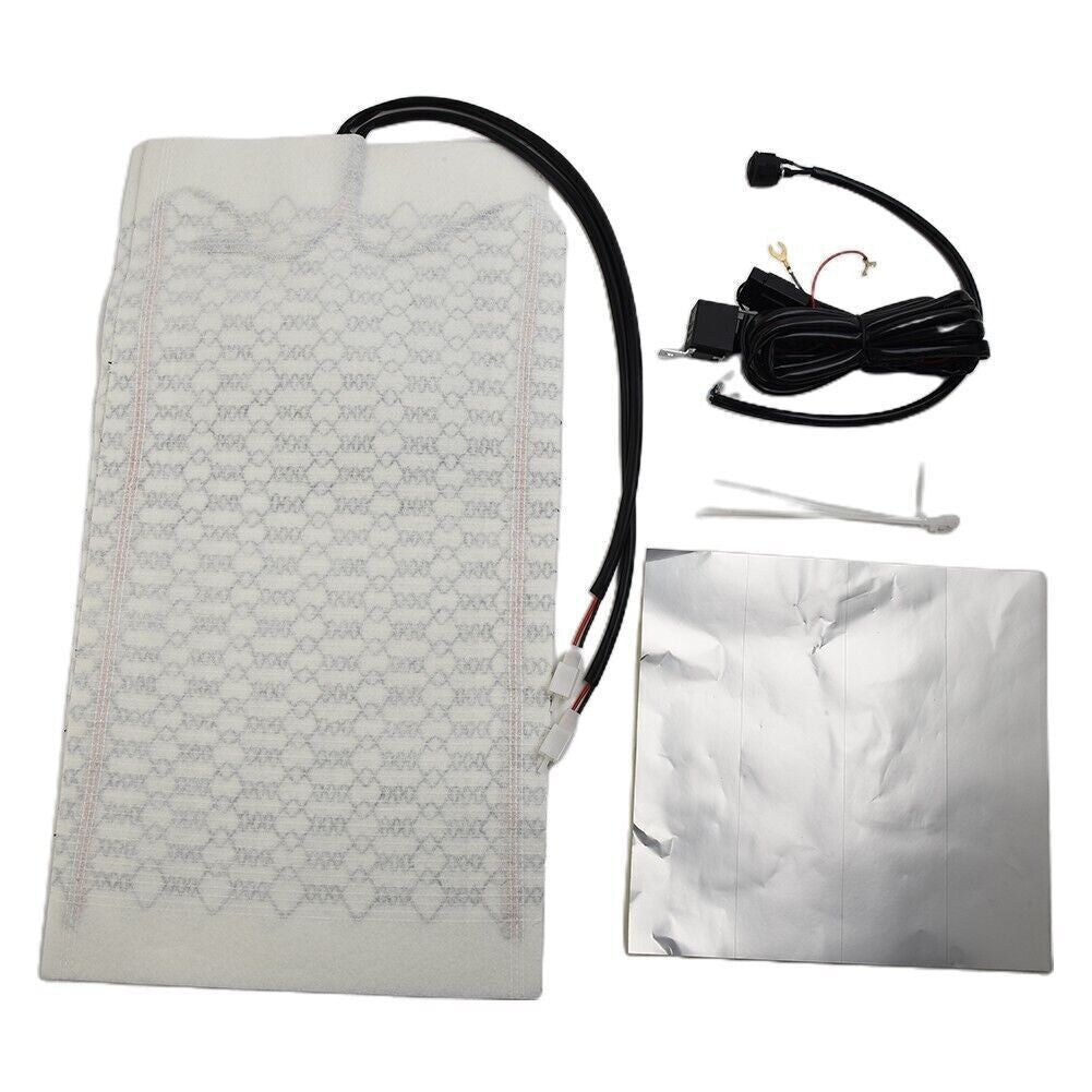 4Pads Carbon Fiber Car Heated Seat Heater Kit w/ Switch level 2 Universal NEW
