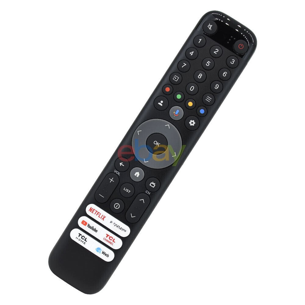 New RC833 GUB2 Remote Control For TCL Series QLED Smart TV 65C845 65C745