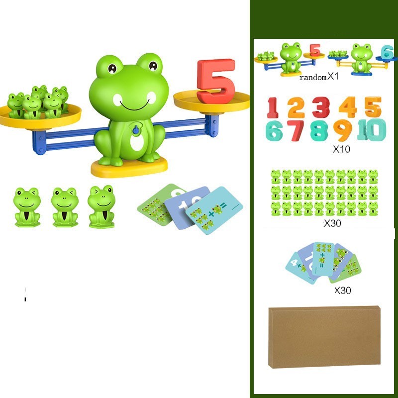 Frog Balance Math Game Educationa Math Learning Toy Counting Numbers Gift 3+