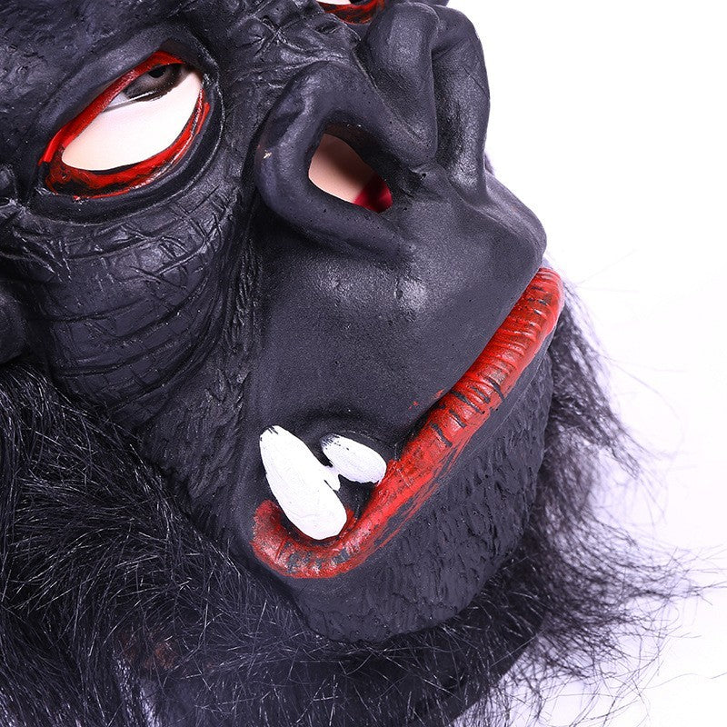 Gorillas Halloween Adult Mask Ape Monkey Mask Rubber Mask Cosplay Costume
