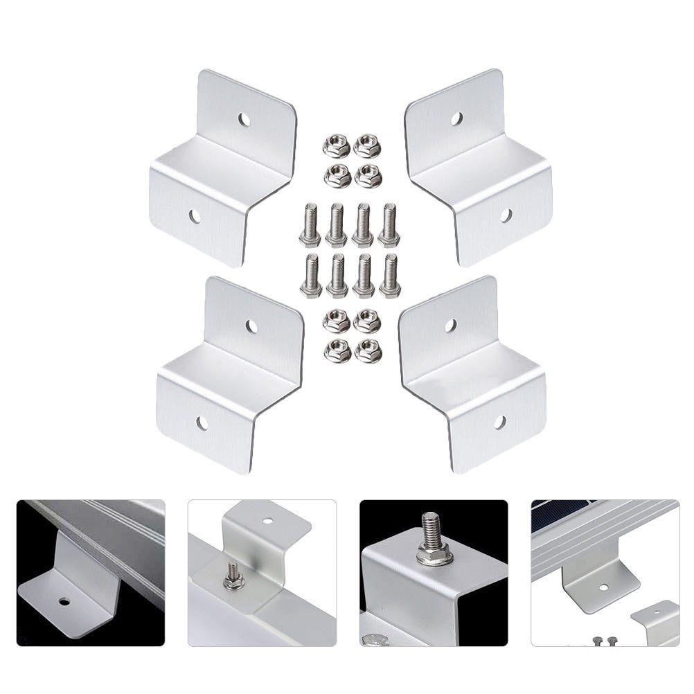 4 Pcs Mounting Hardware Roof Brackets Solar Panel for Motorhome Mounted