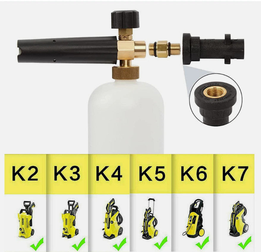 🔥Karcher Snow Foam Lance Gun K2-K7 Cannon Car Pressure Washer Washing Bottle