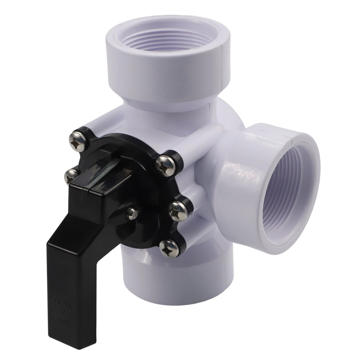 3 Way Pool Pump Valve 1 5 Inch for Above Ground Swimming Pool Water Circulation*