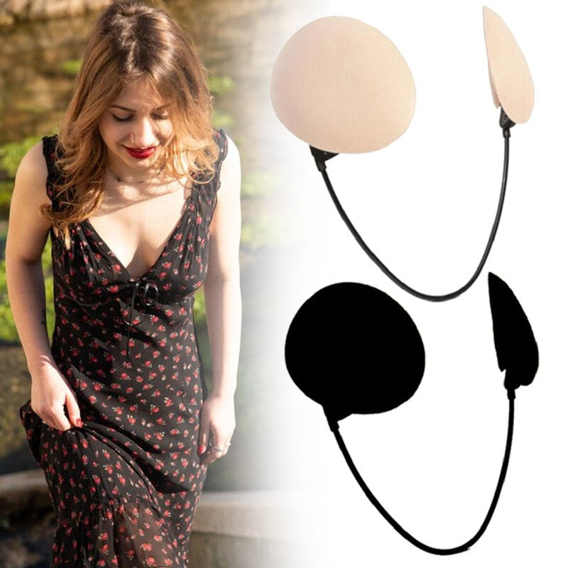 Invisible Push-Up Frontless Bra Silicone Deep Plunge Backless&Strapless Bra Kit