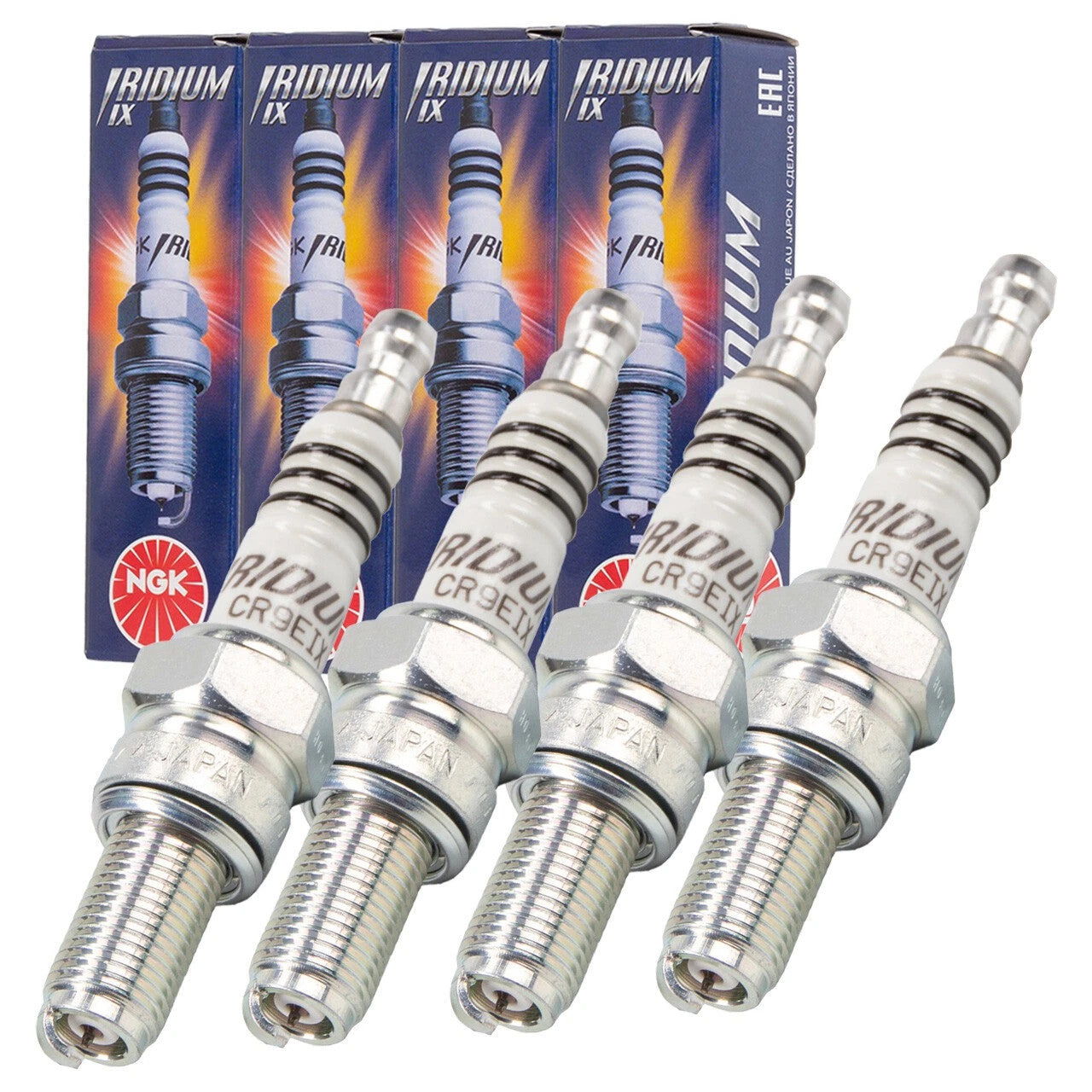 KIT 4 NGK CR9EIX 3521 IRIDIUM SPARK PLUG For YAMAHA YZF R1 FZ1 FZ6 KAWASAKI