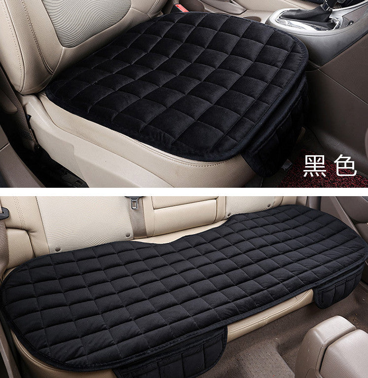 3pcs Front & Rear Car Seat Cover Protector Non-Slip Mat Pad Covers Cushion
