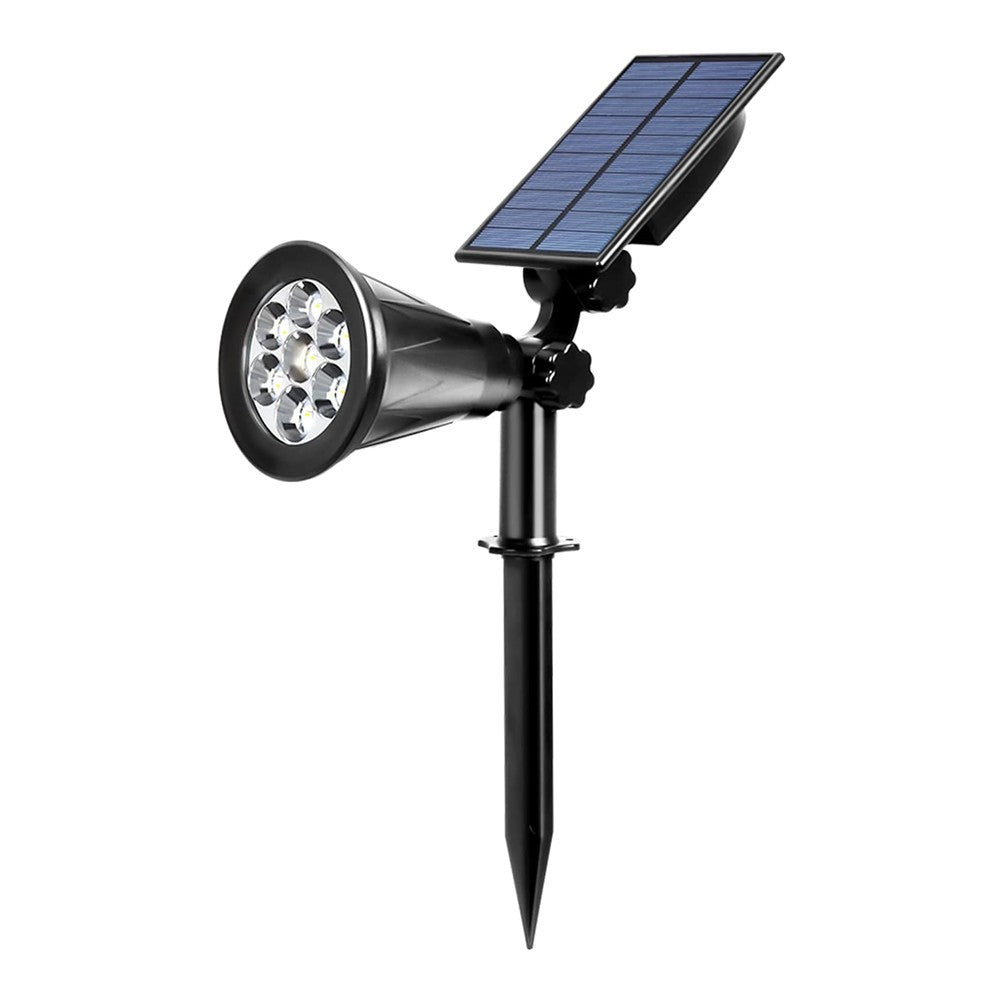 7LED Solar Spot Lights LED Colour Changing Projection Stake Garden Light Outdoor
