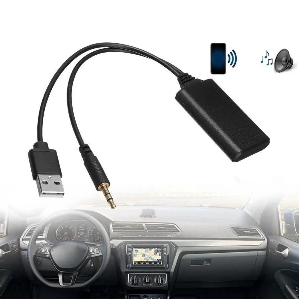 Car Wireless Bluetooth Module Radio Stereo Aux Audio Cable Adapter For E90